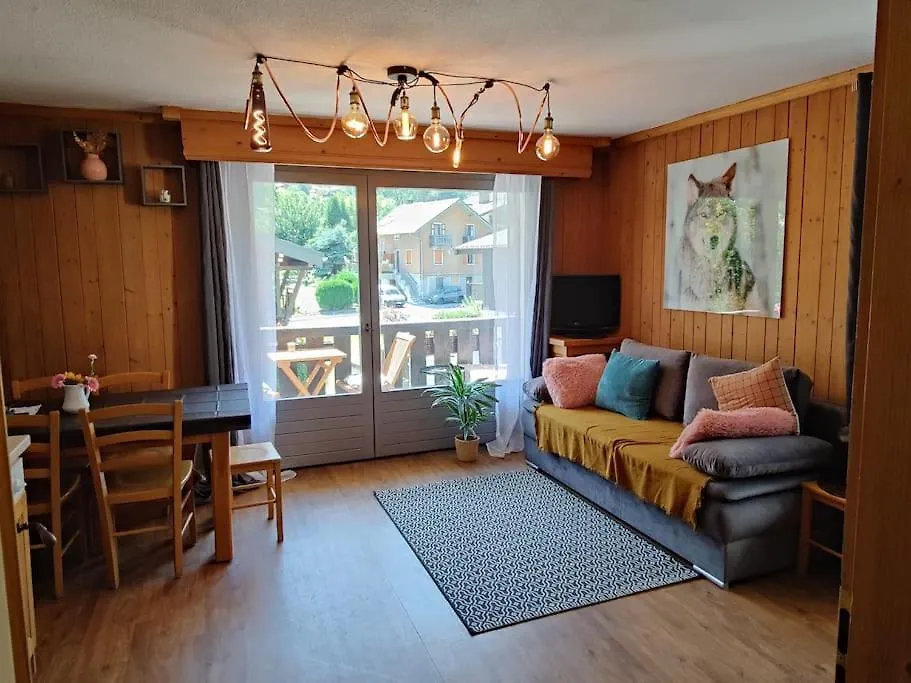 Appartement Vue Montblanc 5Mn Piste2 Les Trabets 0*,