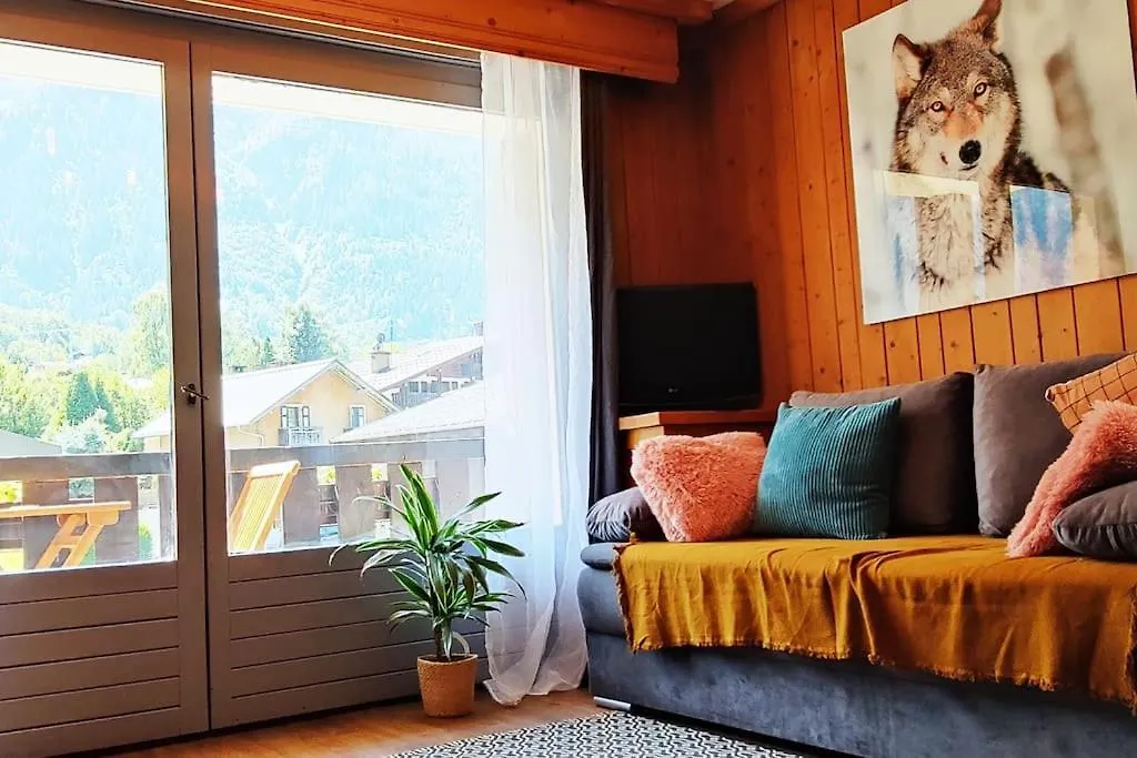 Appartement Vue Montblanc 5Mn Piste2 Les Trabets